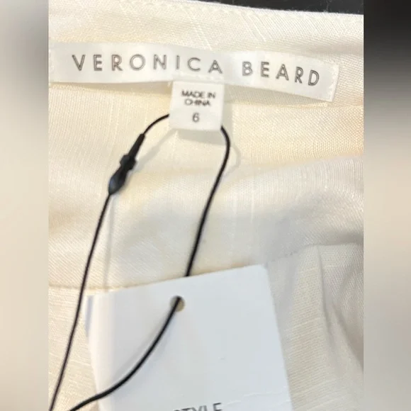 NEW VERONICA BEARD Melika Belted Wide-Leg Pants
White Belted Wide Leg Trousers 6 - Picture 6 of 7